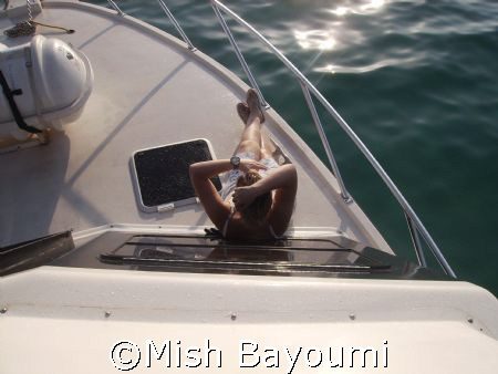 The outward journey, scanning the horizon.  by Mish Bayoumi 