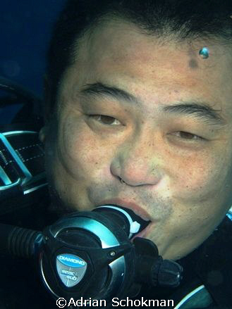 My Buddie Mr. Toh from Laguna Redang. Smilling all the wa... by Adrian Schokman 