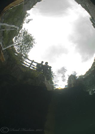 What are they doing down there! Vivian quarry. North Wale... by Derek Haslam 