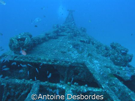 old submarine wreck, Rubis, OLYMPUS C8080 by Antoine Desbordes 