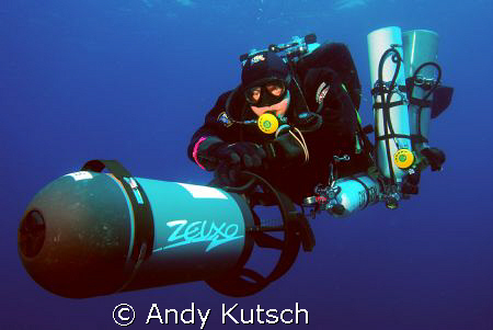 Scooter Dive in Croatia, near kornati Islands.  Nikon D80... by Andy Kutsch 