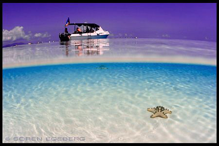 Borneo, mabul, blue sky, white sands... by Soren Egeberg 