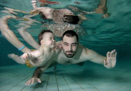Our first family dive (with me taking picture). It is my ... by Alena Vorackova 