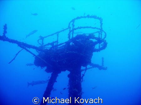 Barracuda surrounding the crow's nest on the Duane out of... by Michael Kovach 