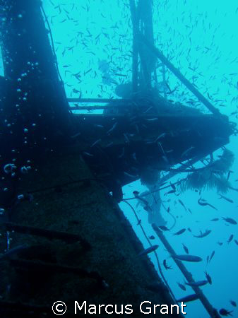 This the mast of the P29 Patrol boat by Marcus Grant 