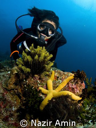 my dive buddy by Nazir Amin 