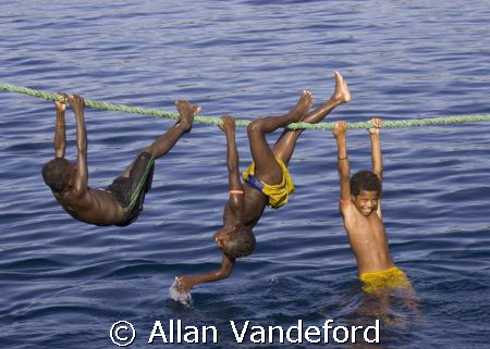 Joyful Youth.  Competition and playful opportunities abou... by Allan Vandeford 