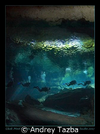 Chak Mool cenote / Mexico. by Andrey Tazba 