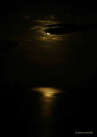 Moon River.. wider than a mile... Was awake til 3AM with ... by Larry Medenilla 