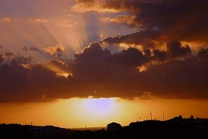 Beautiful Sunrise. This was the view from my old house on... by Blair Hughes 