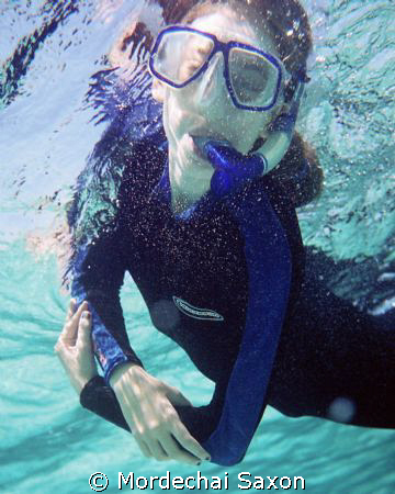 Nechamie, Snorkel, Snorkeling by Mordechai Saxon 