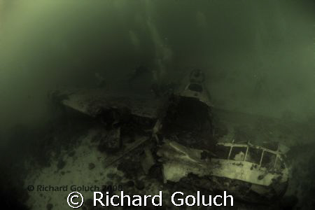 Betty Bomber-Truk Lagoon -Canon 5D housed in Aquatica,15m... by Richard Goluch 