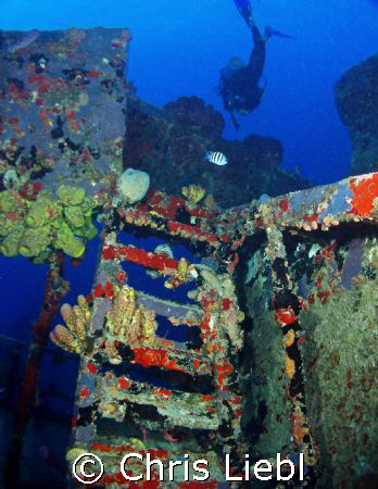 The Rosa Maria off of St Croix by Chris Liebl 
