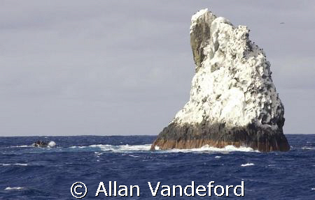 Approach to Roca Partida in the Revillagigedos Islands of... by Allan Vandeford 