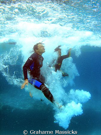 You just can't keep these kids out of the water!  Taken o... by Grahame Massicks 