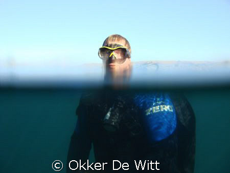 I eat to much.. ha-ha by Okker De Witt 