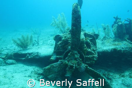 What's left of an airplane in the Bahamas. Canon w/18-55 ... by Beverly Saffell 
