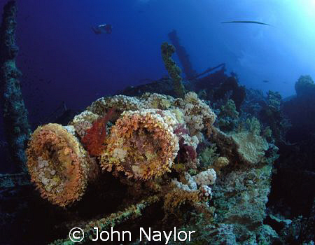 wreck of the Aida on the brothers by John Naylor 