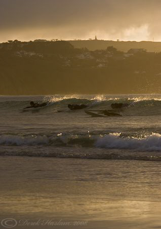 Hayle beach surfers. Cornwall. S5 PRO. 18-200mm. by Derek Haslam 