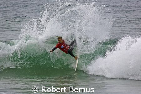 Pro power...Nate Yeomans, Oakley Newport Beach Pro contes... by Robert Bemus 