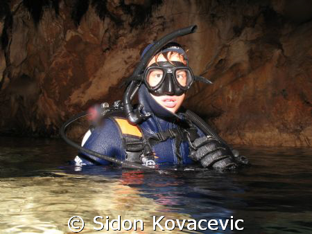 cave on island zviriovik (korcula) by Sidon Kovacevic 