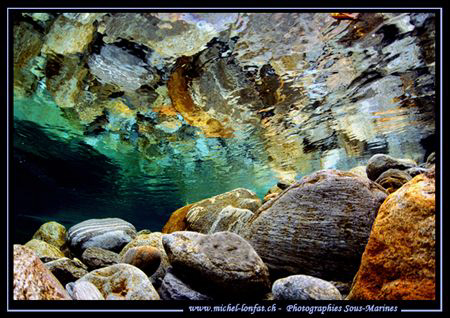 Colors and Reflexion... in the beautiful waters of the Ve... by Michel Lonfat 