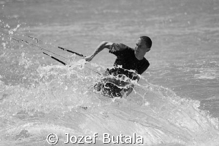 Kitesurfing-beauty of split second.Nikon D40.Maui,Hawaii. by Jozef Butala 