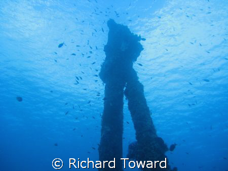 SS Stratvonitka off Barbados, Taken with Canon A570IS by Richard Toward 