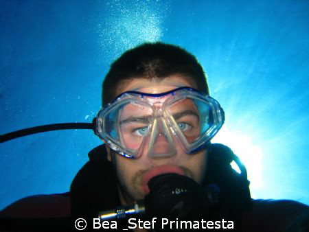 Self portrait. Our son Bastien. by Bea & Stef Primatesta 