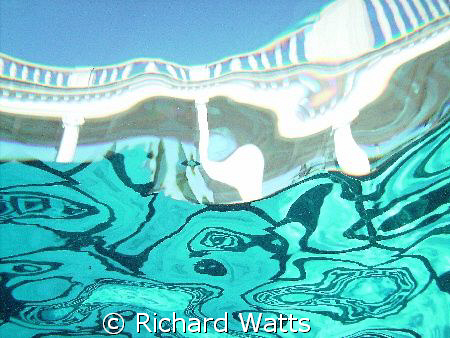 From bottom of Neptune Pool at Hearst Castle, San Simeon,... by Richard Watts 
