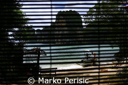 Looking out from Phang Nga Bay ranger hut, onto Ko Tapu o... by Marko Perisic 