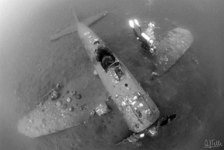 Japanese Zero, for me the most photogenic plane-wreck of ... by Arthur Telle Thiemann 