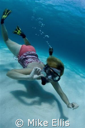 Diving for dollars in the Bahamas. by Mike Ellis 