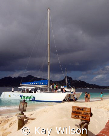 Hotel Guests Only - Palm Island, the Grenadines, St. Vinc... by Kay Wilson 