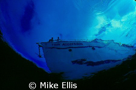 The "Truk Aggressor" Nikonos V  W/15mm f2.8 1991 by Mike Ellis 