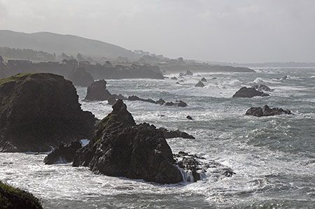 Bodega Bay on the northern California coast. This was the... by Jim Chambers 