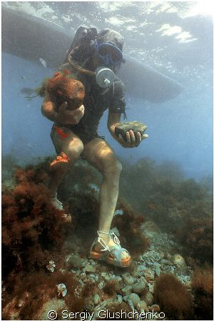 Old diver/// by Sergiy Glushchenko 