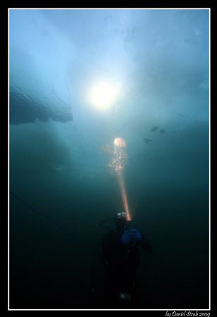 Ice Diving in Tignes, France by Daniel Strub 