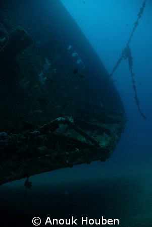 Cargo wreck off Dehiwala, Sri Lanka. by Anouk Houben 