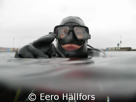 Taken in Lysekil Sweden just going under water by Eero Hällfors 