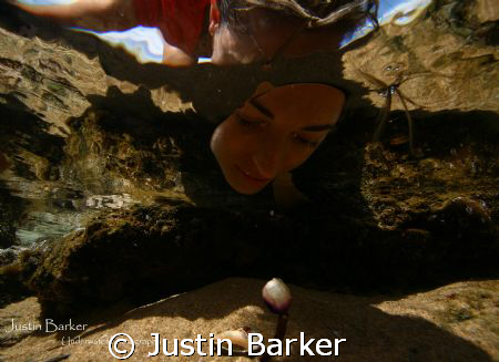 Face in the water by Justin Barker 
