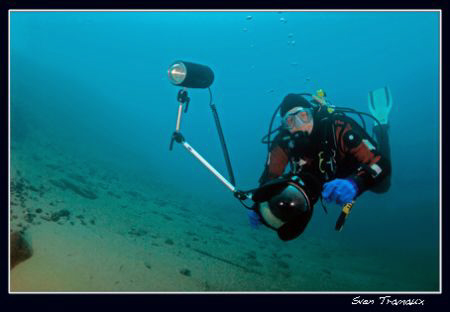Michel in action the guy who shot the previous entry! Gre... by Sven Tramaux 