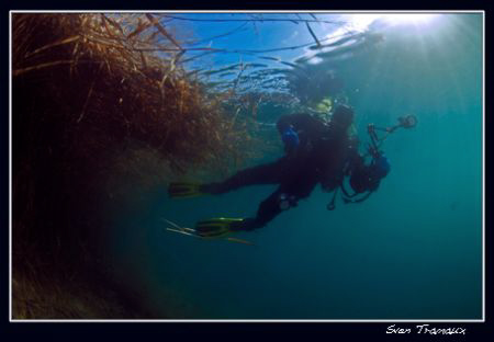 My friend Dany, lake shot by Sven Tramaux 