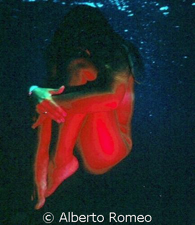 " FETUS " . 
 IT IS NOT A PHOTOSHOPPED IMAGE,  I USED ON... by Alberto Romeo 