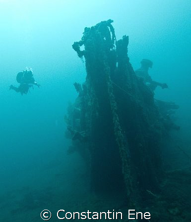 The "Belgica", a Ghost Ship which has been sleeping on th... by Constantin Ene 