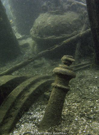 "Forgotten"    A crumbling wreck slowly dissapears... by Jean-Louis Courteau 