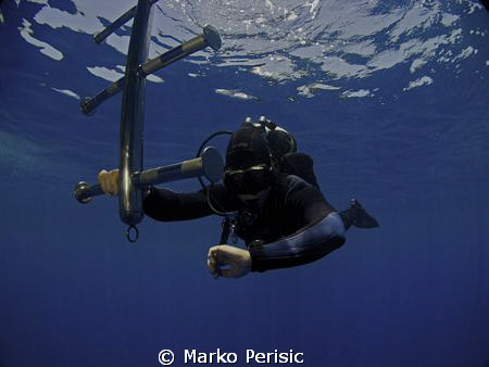 Hang time on the ladder. by Marko Perisic 