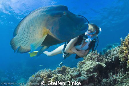 Young Woman and Wally by Steffen Binke 