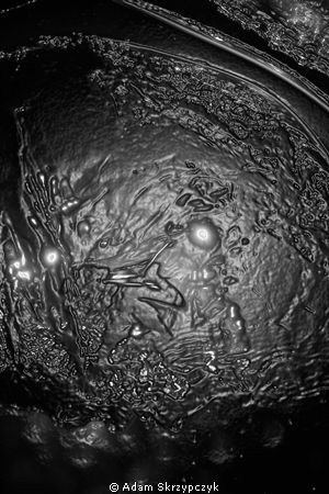 Heavily photoshopped self portrait - Diver's reflection i... by Adam Skrzypczyk 