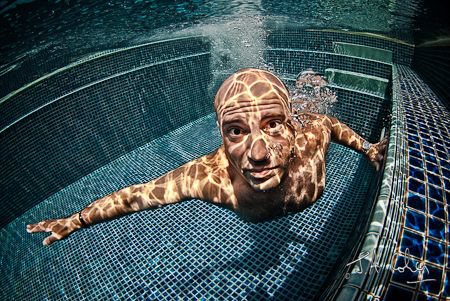 In a swimming pool with a touch of Lucis Arts filter by Julian Cohen 